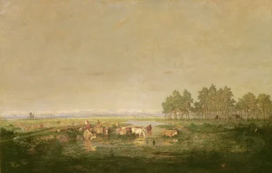 Marschland in den Landes, um 1853